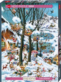 HEYE CASSE-TÊTE 1000 PIÈCES - PARADIS, EN HIVER